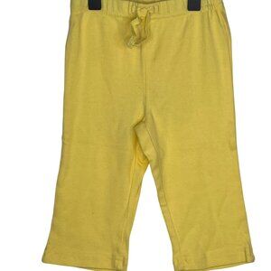 Gymboree Baby Girls Yellow Cotton Leggings Pull On Pants 6 12 Months
